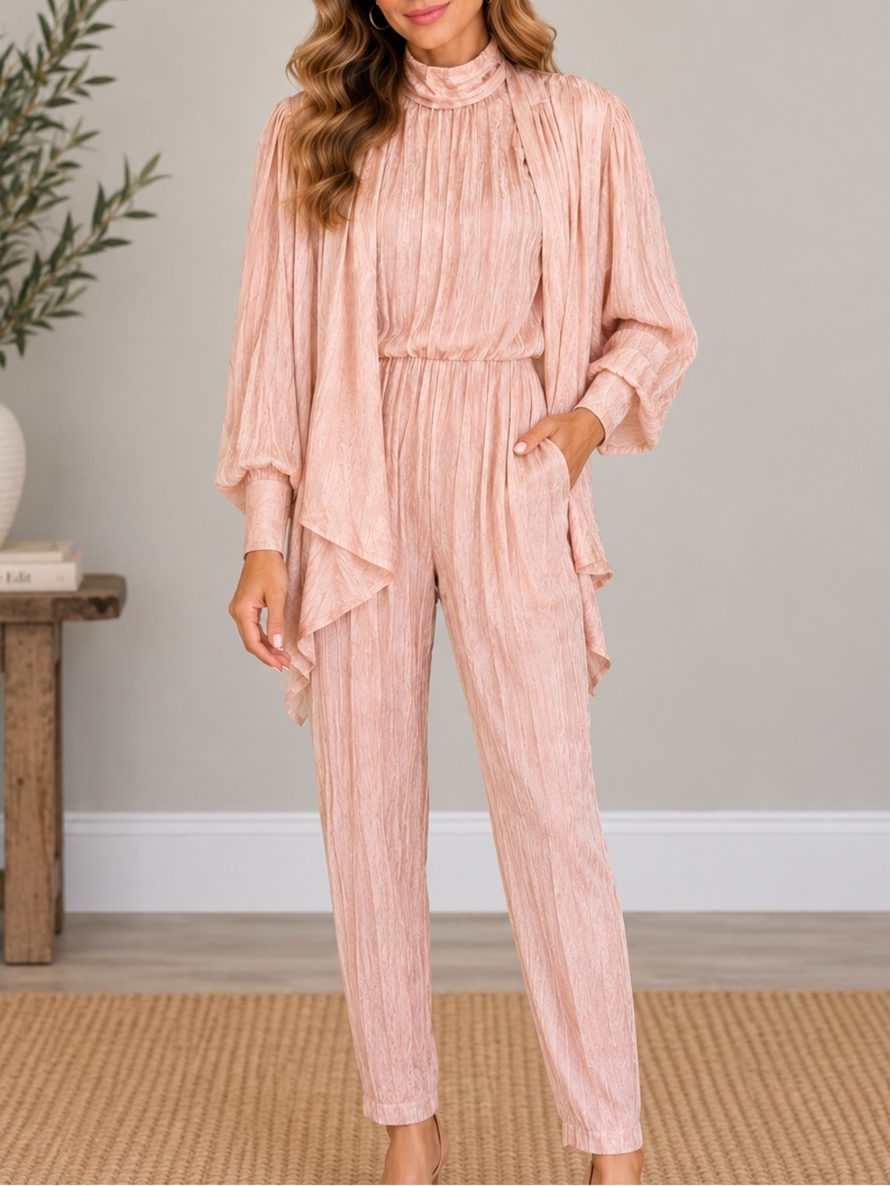 Vintage All That Jazz 2 Pc Jumpsuit‎ & Jacket Set